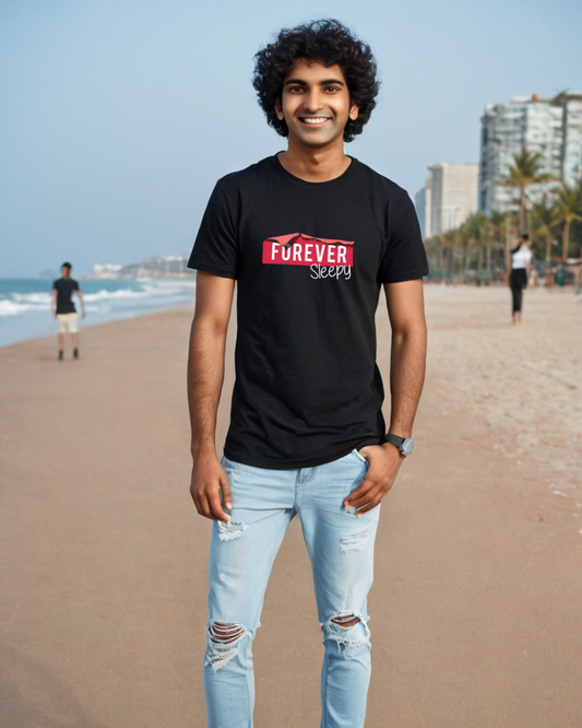 Men's Oversize T-shirt Forever Sleepy Laughing Labels