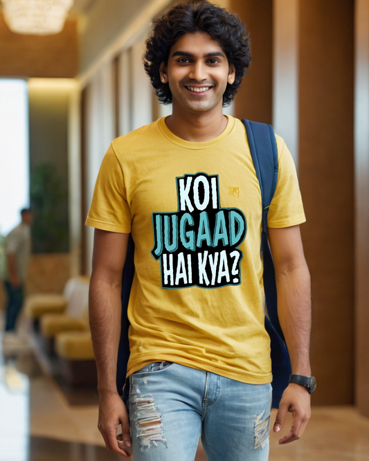 Men's T-shirt Koi Juggad Hai Kya Laughing Labels
