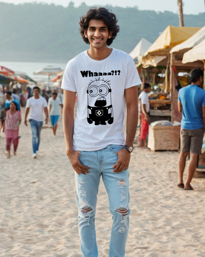 Men's Oversize T-shirt Minion Laughing Labels